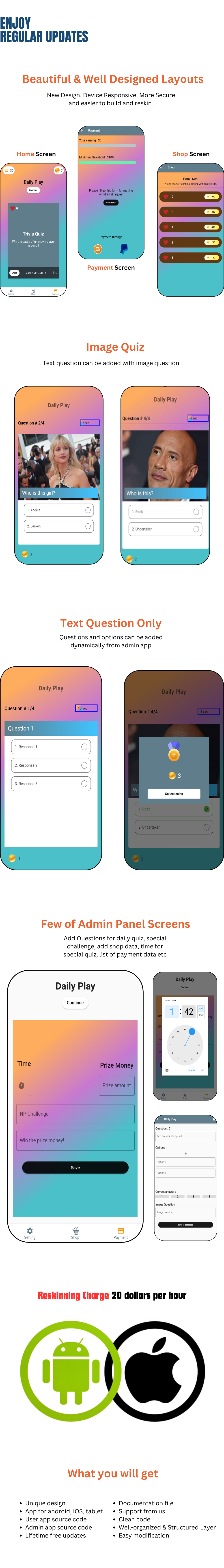 Trivia Quiz Interface